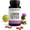 Meadbery Liver Detox Milk Thistle Extract Detox Supplement For Men And Women With 600Mg Of Silybum Marianum For Healthy Liver Helps in Cleanse Liver Natural Fatty Liver Support 60 Vegetarian Tablets