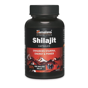Himalaya Shilajit 60 Capsules & Organic Ashwagandha 30 Caplet Combo Pack I Enhances Stamina & Energy I Stress Relief I General Wellness
