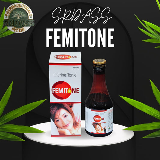FEMITONE – Herbal Uterine Tonic for Women’s Health | Pack of 2 (200ml Each) | Supports Menstrual Wellness, Hormonal Balance & Reproductive Care | Ayurvedic Formula