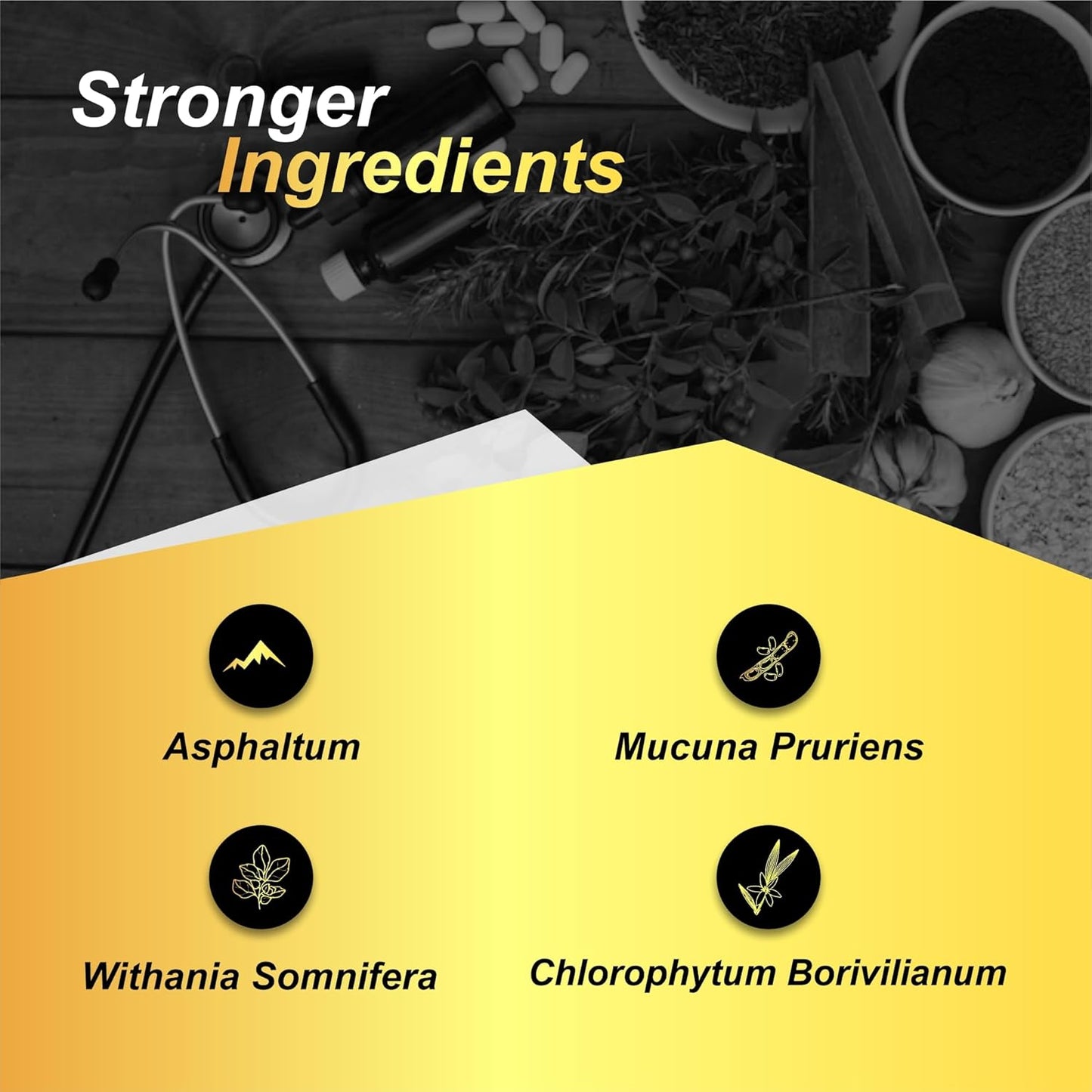 Kama Sutra Gold Capsule with Oil Combo for Men with Shilajit, Safed Musli, Ashwagandha, Gokshura Tablets for For, Muscle Growth & Recovery (30 Capsules)