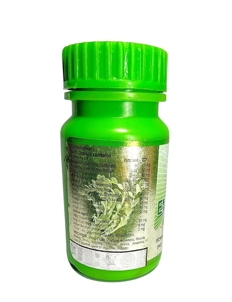 Feroton Iron Tonic 450ml & Ever Health Capsules (50 Caps) | Ayurvedic Herbal Supplement | Energy & Wellness Combo