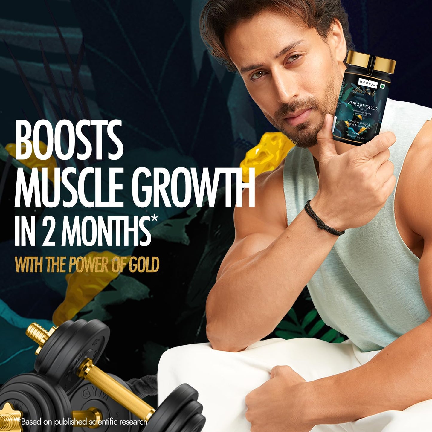 Kapiva Shilajit Gold Capsules with Black Musli, Gokshura & Ashwagandha | For Stamina & Energy