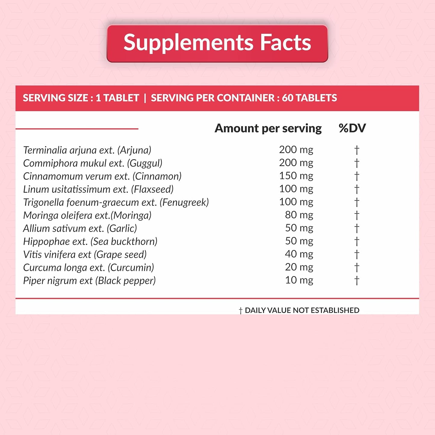 SATVAM Advanced Heart Care Premium Plant-Based Supplement for Natural Heart Support & Cardiovascular Wellness Helps Maintain Healthy Circulation & Heart Function (60 Tablets)