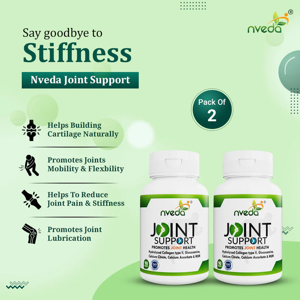Nveda Joint Support 90 for Knee & Joint - Pack of 2