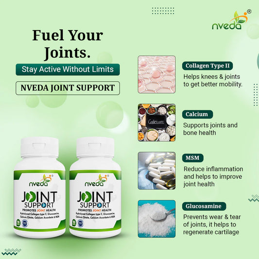 Nveda Joint Support 90 for Knee & Joint - Pack of 2